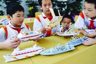 小学生船模制作