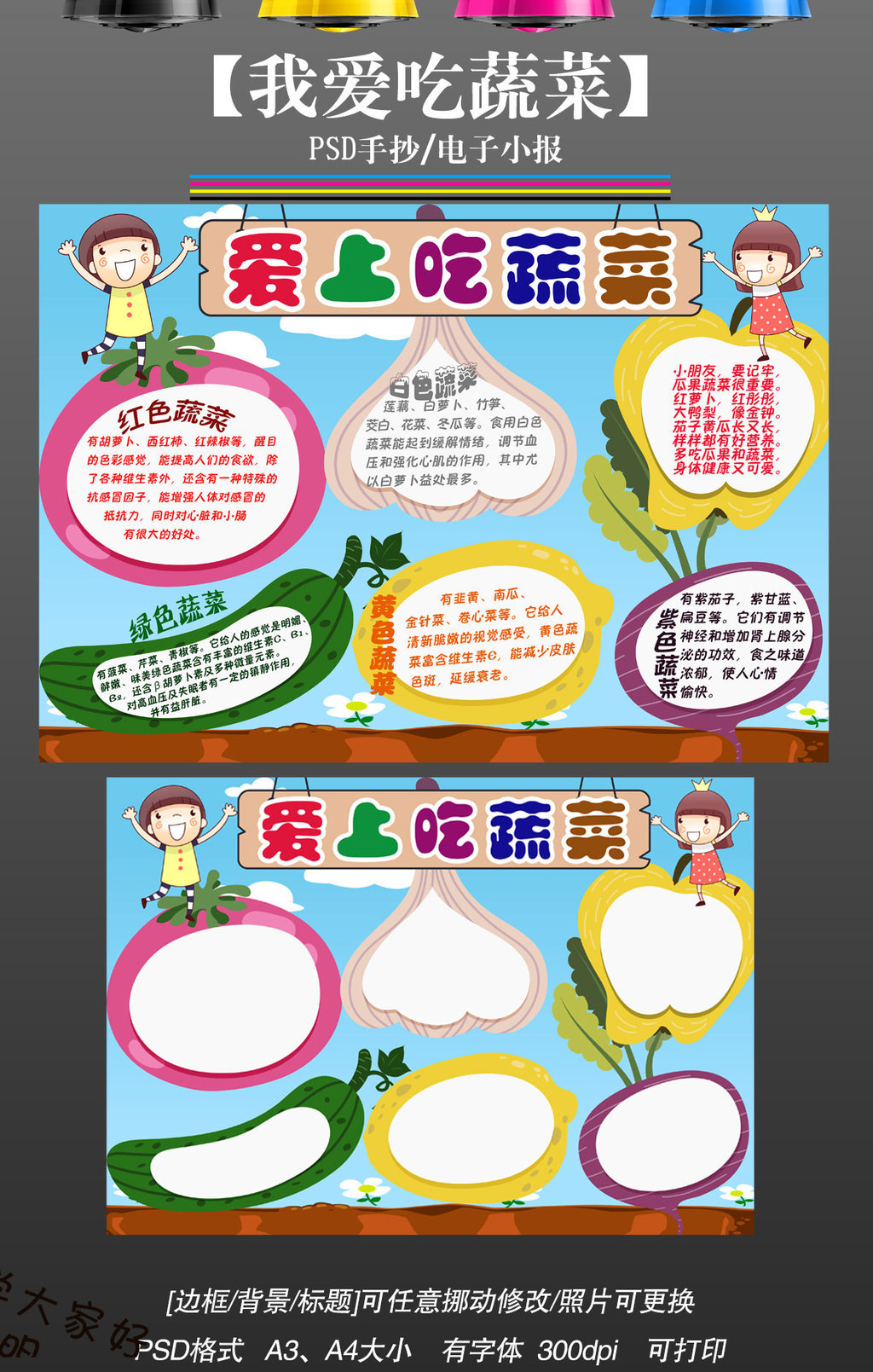 蔬菜的手抄报