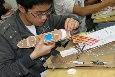 小学生船模制作