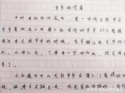 我喜欢牵牛花作文