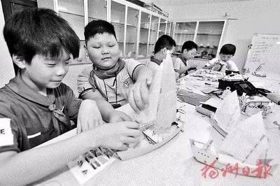 小学生船模制作