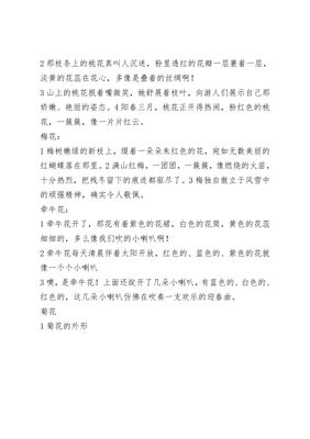 描写花的一段话50字