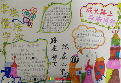 健康同行手抄报