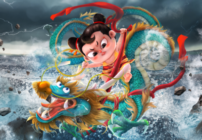哪吒闹海的故事全文