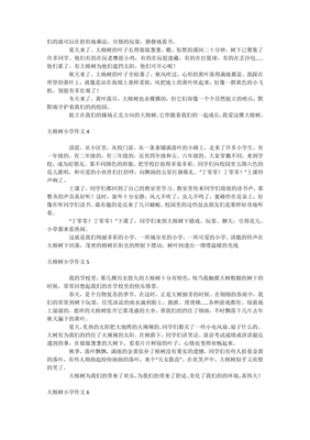 大榕树作文