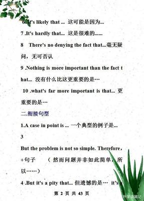 高考英语作文万能开头