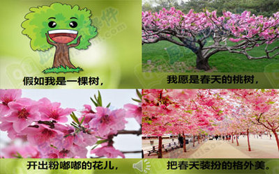 春天的树木描写