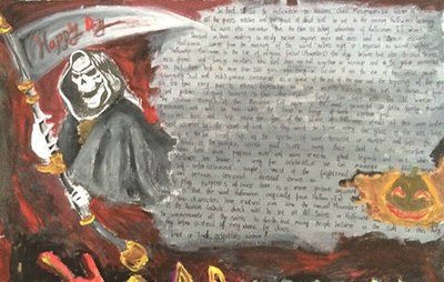 万圣节英语手抄报