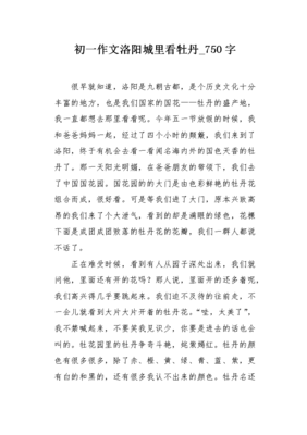 描写牡丹花的作文