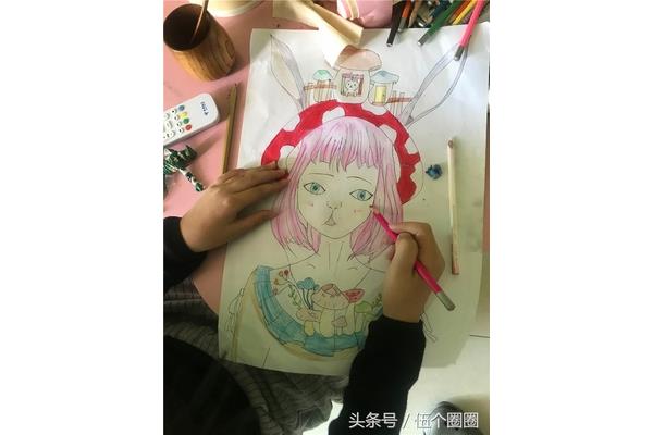 小学生画的动漫人物