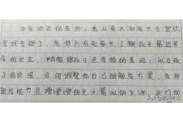 我的幽默老师作文