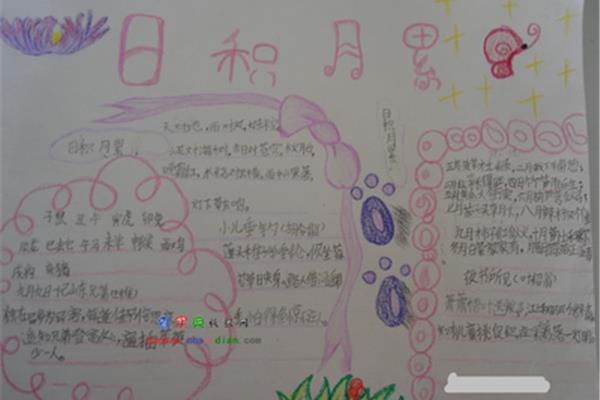 日积月累的手抄报
