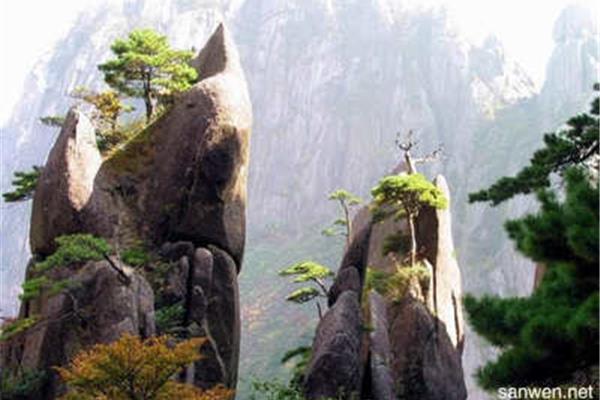 描写黄山的文章