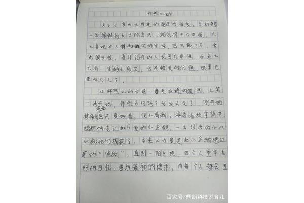 酷的作文